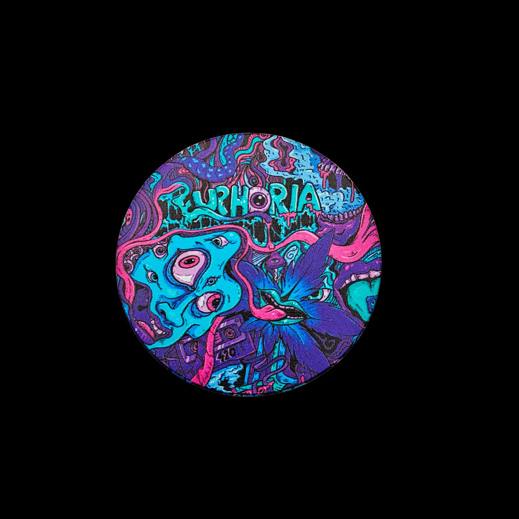 Grinder Euphoria Psychedelic – Couvercle design | Zen Haze