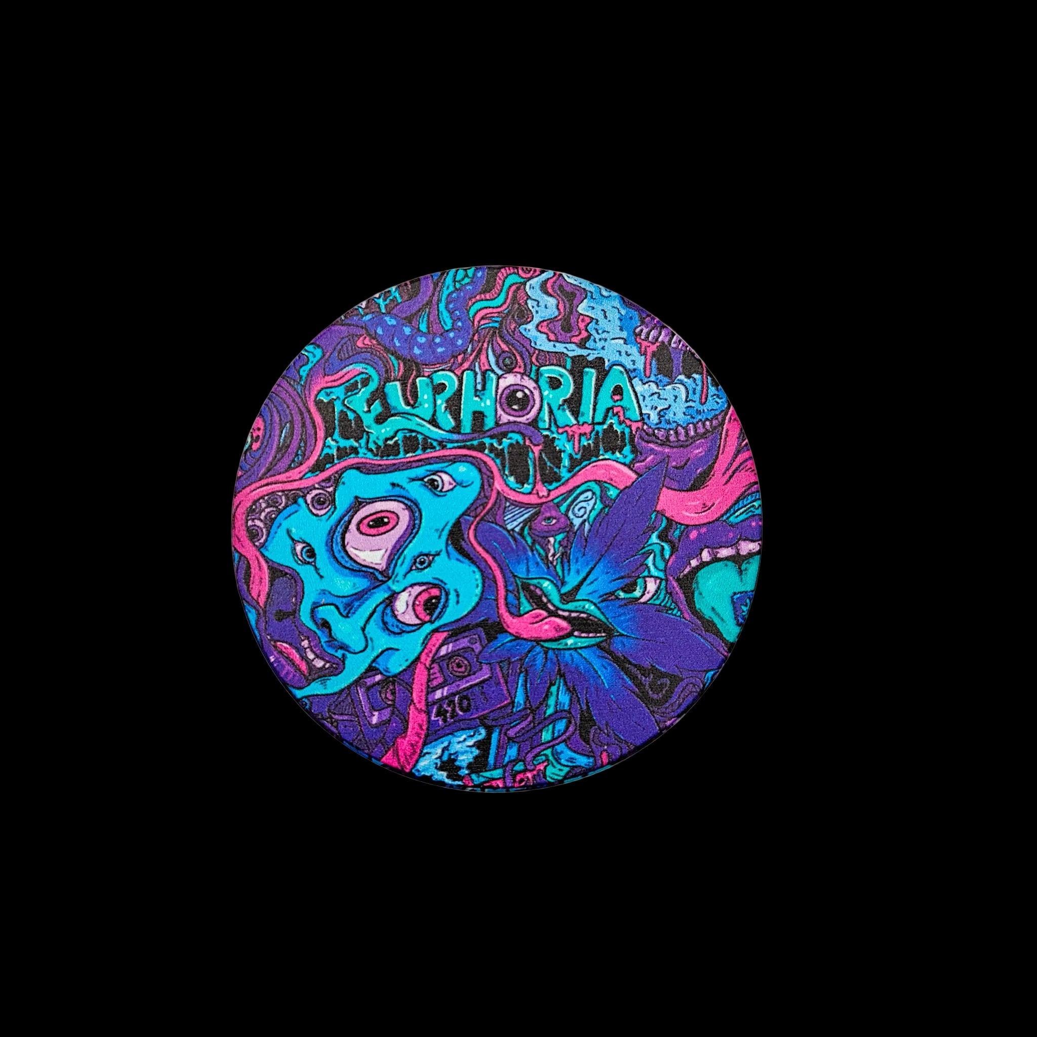 Grinder Euphoria Psychedelic – Couvercle design | Zen Haze
